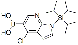 Boronic acid, [4-chloro-1-[tris(1-methylethyl)silyl]-1H-pyrrolo[2,3-b]pyridin-5-yl]- (9CI) Structure,685513-99-9Structure