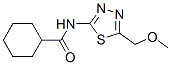 (9ci)-n-[5-(甲氧基甲基)-1,3,4-噻二唑-2-基]-环己烷羧酰胺结构式_685847-69-2结构式