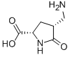 L-proline, 4-(aminomethyl)-5-oxo-, (4r)-(9ci) Structure,686287-94-5Structure