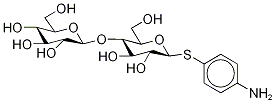 4-氨基苯基1-硫代-beta-D-纤维二糖糖苷结构式_68636-51-1结构式