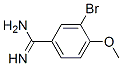 3-Bromo-4-methoxy-benzamidine Structure,687985-65-5Structure