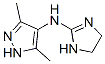 n-(4,5-二氢-1H-咪唑-2-基)-3,5-二甲基-1H-吡唑-4-胺结构式_688729-33-1结构式