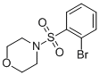 4-(2-溴苯基磺酰基)吗啉结构式_688798-57-4结构式