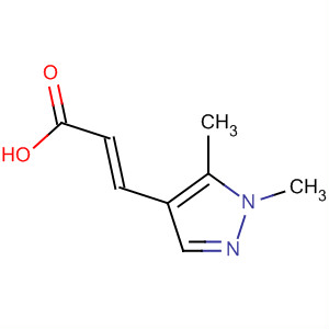 (2E)-3-(1,5-dimethyl-1H-pyrazol-4-yl)acrylic acid Structure,689251-96-5Structure