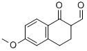 6-甲氧基-1-氧代-1,2,3,4-四氢萘-2-甲醛结构式_68950-67-4结构式