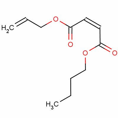 烯丙基丁基马来酸酯结构式_68969-35-7结构式
