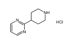 2-(哌啶-4-基)嘧啶盐酸盐结构式_690261-64-4结构式
