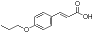 3-(4-丙氧基苯基)丙烯酸结构式_69033-81-4结构式