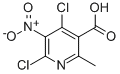 4,6-Dichloro-2-methyl-5-nitro-3-pyridinecarboxylic acid Structure,690635-36-0Structure