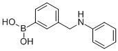 3-((苯基氨基)甲基)苯硼酸结构式_690957-43-8结构式