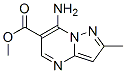 7-氨基-2-甲基吡唑并[1,5-a]嘧啶-6-羧酸甲酯结构式_691869-96-2结构式