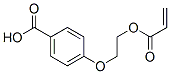 4-(2-丙烯醛基氧基乙基-1-氧基)-苯甲酸结构式_69260-38-4结构式