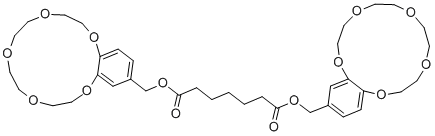Bis[(benzo-15-crown-5)-4′-ylmethyl]pimelate Structure,69271-98-3Structure