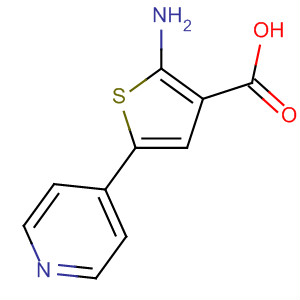 2-氨基-5-(吡啶-4-基)噻吩-3-羧酸结构式_692889-01-3结构式