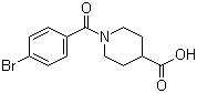 1-(4-溴苯甲酰基)-4-哌啶羧酸结构式_693237-87-5结构式