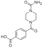 4-(4-Carbamoylpiperazine-1-carbonyl)benzoic acid Structure,693790-30-6Structure