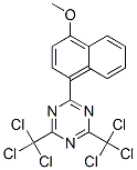 1,3,5-Triazine, 2-(4-methoxy-1-naphthalenyl)-4,6-bis(trichloromethyl)- Structure,69432-40-2Structure