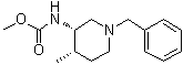 顺式-(1-苄基-4-甲基-哌啶-3-基)-氨基甲酸甲酯结构式_694495-65-3结构式