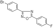 3-(4-Bromophenyl)-5-(4-fluorophenyl)-1,2,4-oxadiazole Structure,694521-68-1Structure