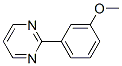 (9CI)-2-(3-甲氧基苯基)-嘧啶结构式_69491-43-6结构式
