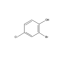 2-Bromo-4-chlorophenol Structure,695-96-5Structure