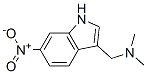 3-(Dimethylaminomethyl)-6-nitroindole Structure,6954-87-6Structure