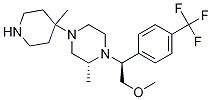 (S)-1-((R)-2-甲氧基-1-(4-(三氟甲基)苯基)乙基)-2-甲基-4-(4-甲基哌啶-4-基)哌嗪结构式_696601-20-4结构式