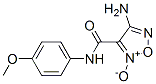 (9ci)-4-氨基-n-(4-甲氧基苯基)-,2-氧化物1,2,5-噁二唑-3-羧酰胺结构式_696607-68-8结构式