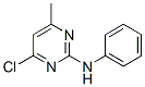 2-苯胺-4-氯-6-甲基嘧啶结构式_6967-54-0结构式