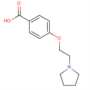 4-[2-(1-吡咯烷)乙氧基]苯甲酸结构式_69731-93-7结构式