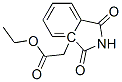 2-乙氧基羰基甲基邻苯二甲酰亚胺结构式_6974-10-3结构式