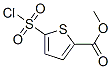 2-Thiophenecarboxylicacid,5-(chlorosulfonyl)-,methylester(9ci) Structure,69816-03-1Structure