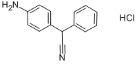 (4-氨基苯基)苯乙腈盐酸盐结构式_69833-17-6结构式