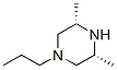 (9ci)-3,5-二甲基-1-丙基-, 顺式-哌嗪结构式_69837-33-8结构式