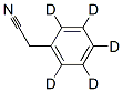 苯乙腈-D5氘代结构式_70026-36-7结构式