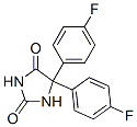5,5-Bis(4-fluorophenyl)imidazolidine-2,4-dione Structure,70028-85-2Structure