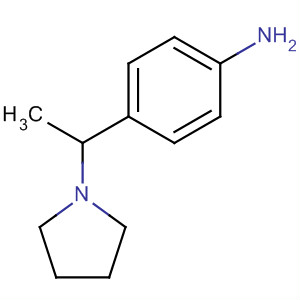 4-(1-吡咯烷-1-基-乙基)-苯胺结构式_700804-08-6结构式