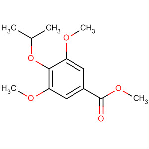 4-异丙氧基-3,5-二甲氧基-苯甲酸甲酯结构式_700804-10-0结构式