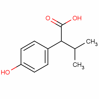 2-(对羟基苯基)异戊酸结构式_70124-98-0结构式
