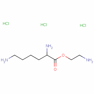 l-赖氨酸(2-氨基乙基)酯三盐酸盐结构式_70198-23-1结构式