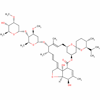 伊维菌素B1b结构式_70209-81-3结构式