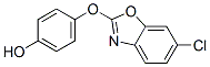 4-((6-Chloro-1,3-benzoxazol-2-yl)oxy)phenol Structure,70217-01-5Structure