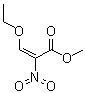 Methyl 3-ethoxy-2-nitropropenoate Structure,70290-55-0Structure