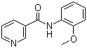 N-(2-甲氧基苯基)-3-吡啶甲酰胺结构式_70301-27-8结构式