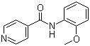 N-(2-甲氧基苯基)-4-吡啶羧酰胺结构式_70301-28-9结构式