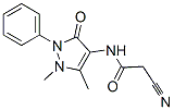 2-氰基-N-(1,5-二甲基-3-氧代-2-苯基-2,3-二氢-1H-吡唑-4-基)-乙酰胺结构式_70373-49-8结构式