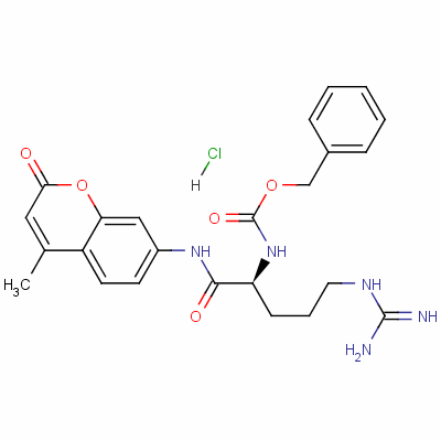 Z-arg-amc hcl结构式_70375-22-3结构式