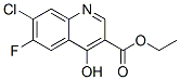7-Chloro-6-fluoro-4-hydroxy-3-quinolinec Structure,70458-93-4Structure