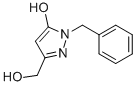5-羟基-1-(苯基甲基)-1H-吡唑-3-甲醇结构式_70498-85-0结构式
