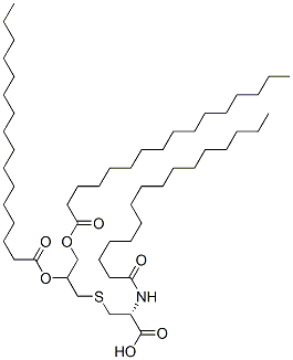 S-[2,3-bis(palmitoyloxy)propyl]-n-palmitoylcysteine Structure,70512-46-8Structure